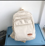 women's multi-layer nylon school backpack, view 2 - MRSLM