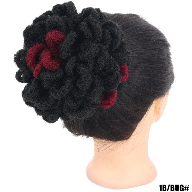 african wig bun drawstring afro hair, view 15 - MRSLM