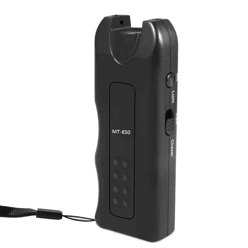 ultrasonic dog trainer with LED flashlight, view 5 - MRSLM
