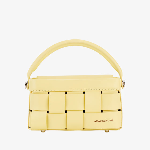 Woven crossbody bag, view 2 - MRSLM