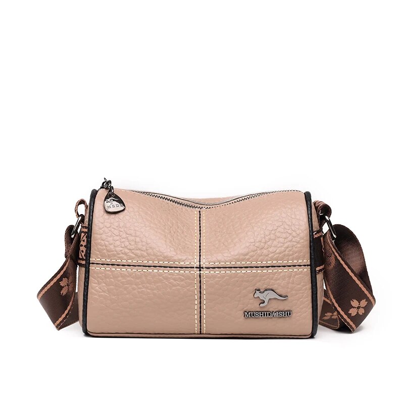 Genuine leather women's tote bag, view 4 - MRSLM