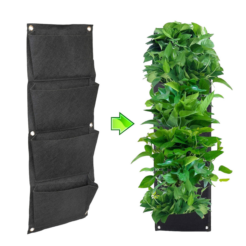 7-pocket vertical hanging garden planter, view 8 - MRSLM