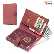 leather passport wallet, view 18 - MRSLM