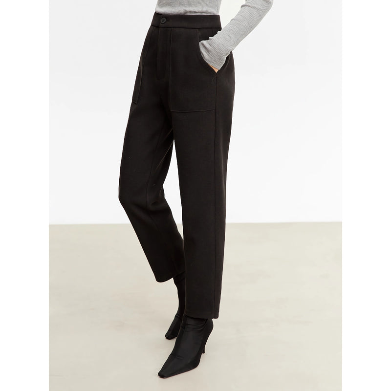 slim tapered casual pants, view 4 - MRSLM