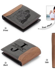 men's retro PU wallet, view 6 - MRSLM
