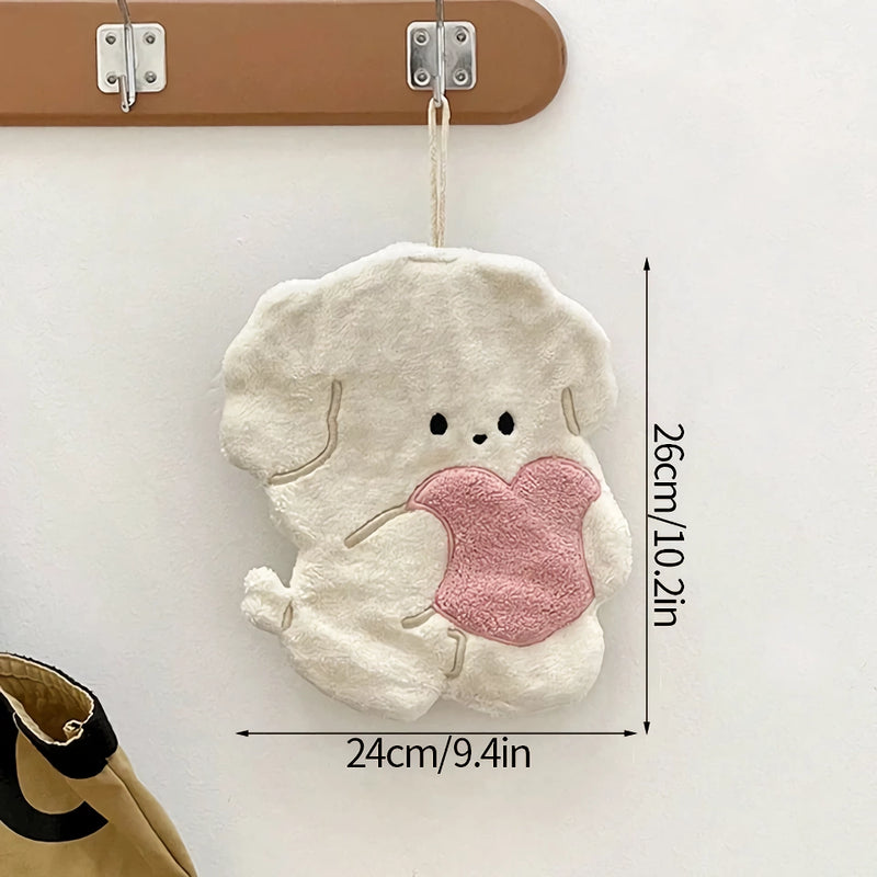 adorable animal hand towels, view 2 - MRSLM
