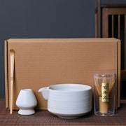 japanese ceramic matcha tool set, view 5 - MRSLM