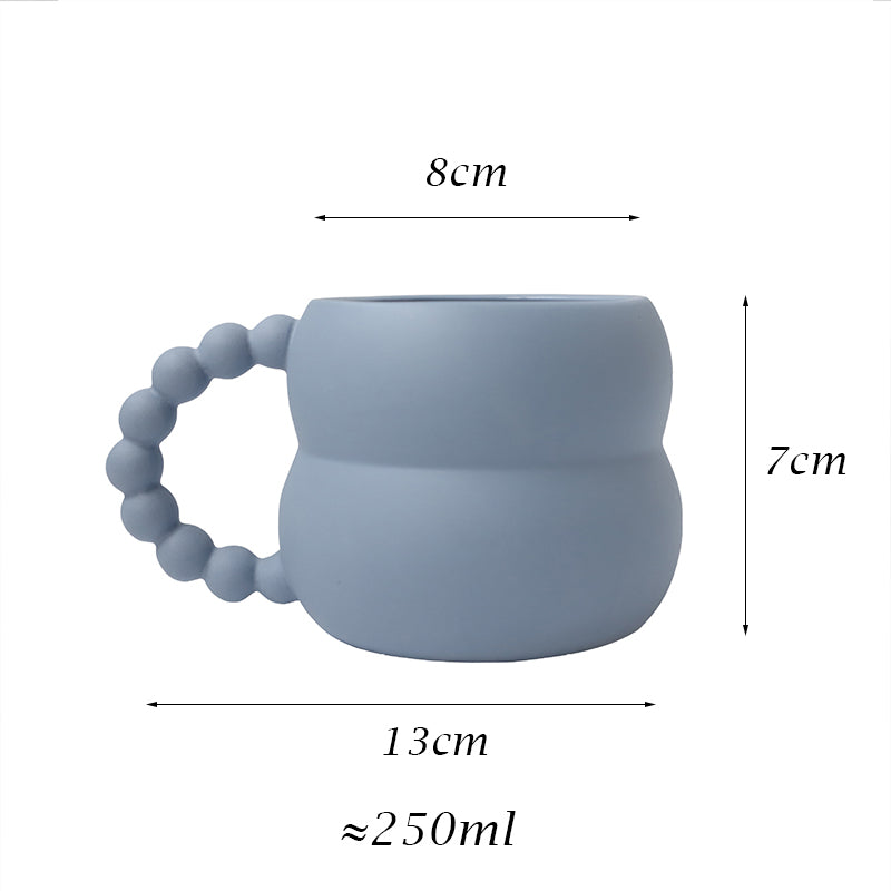 handmade ceramic mug, view 3 - MRSLM