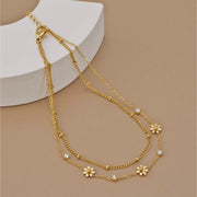 daisy flower charm bracelet, view 7 - MRSLM