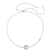 S925 silver planet necklace, view 5 - MRSLM