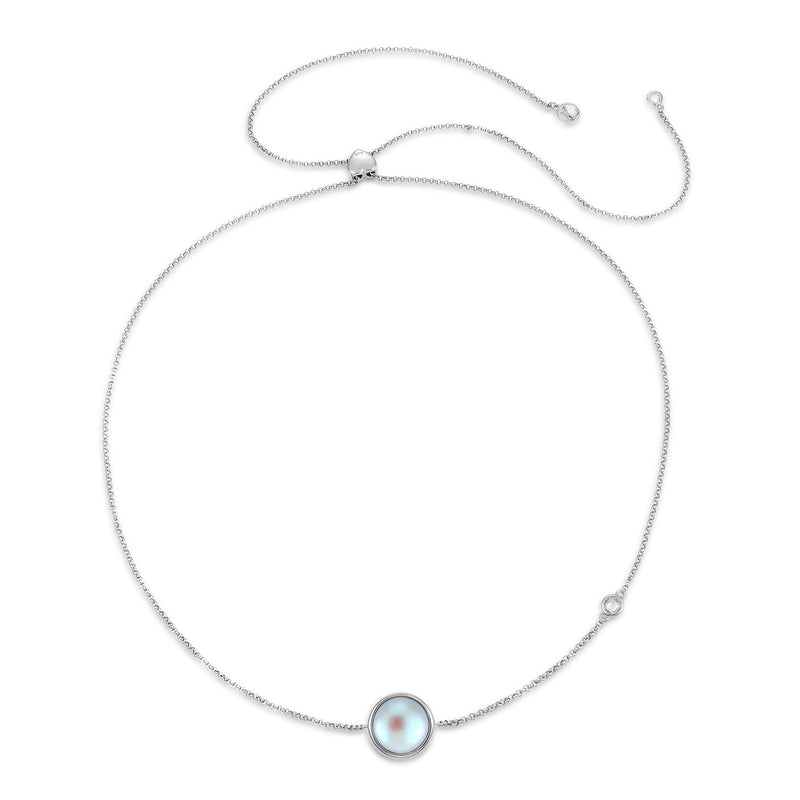 S925 silver planet necklace, view 5 - MRSLM