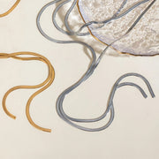triple layer Y chain snake necklace, view 7 - MRSLM