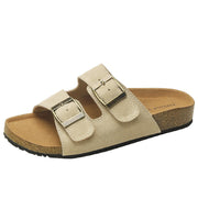 women's suede flip-flops, view 6 - MRSLM