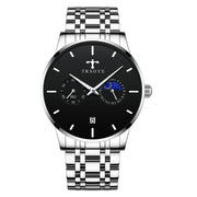 men's steel band quartz watch, view 6 - MRSLM