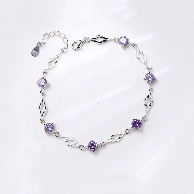 s925 sterling silver love bracelet, view 3 - MRSLM