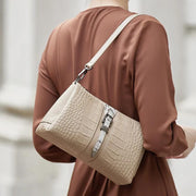 genuine leather messenger crossbody bag, view 7 - MRSLM
