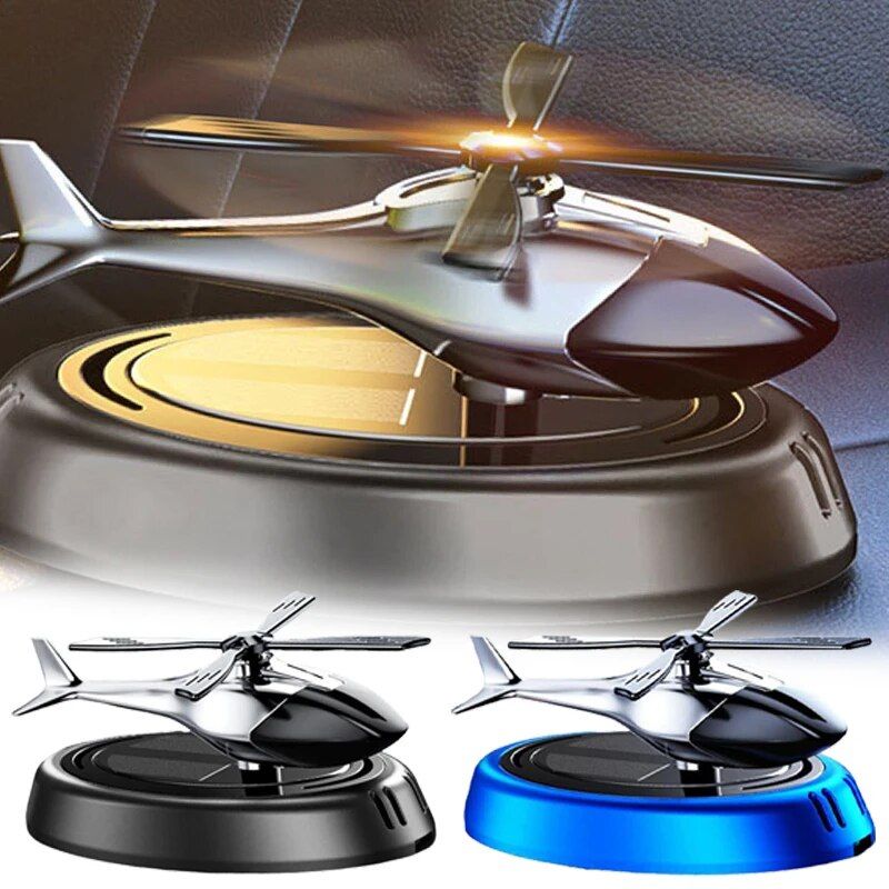 solar helicopter car air freshener, view 5 - MRSLM