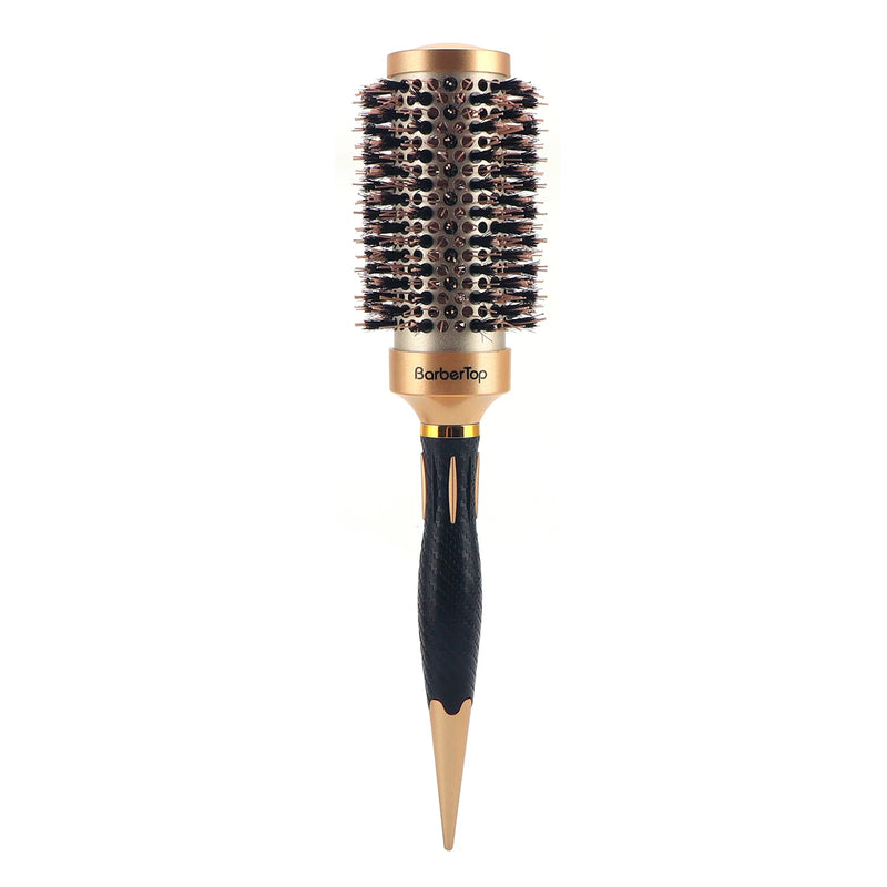 boar bristle round barrel hair brush, view 4 - MRSLM