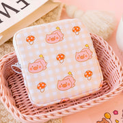 kawaii bear multi-use pouch, view 3 - MRSLM