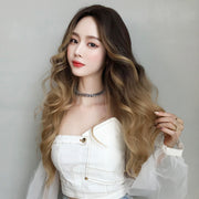 women's long wavy full-head wig, view 2 - MRSLM
