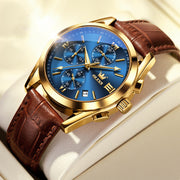 men's three-eye calendar sports watch, view 3 - MRSLM