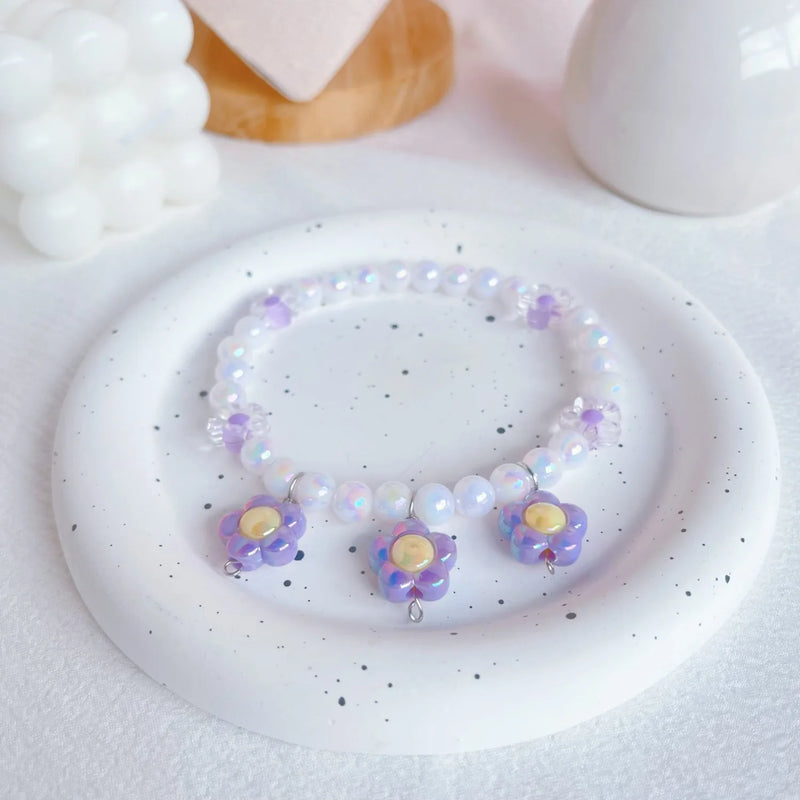 pearl flower pet collar, view 5 - MRSLM
