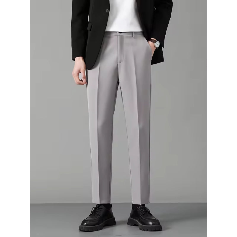men's casual slim suit pants, view 16 - MRSLM