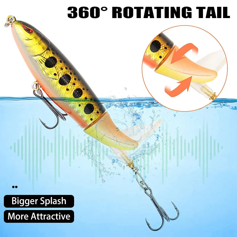 topwater fishing lures set, view 6 - MRSLM