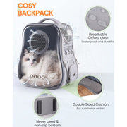 breathable dog backpack carrier, view 4 - MRSLM