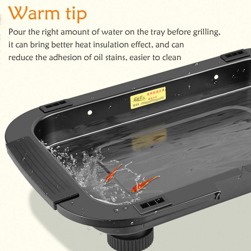 smokeless electric barbecue grill, view 2 - MRSLM