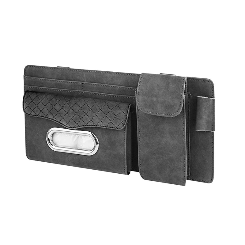 car sun visor organizer with tissue holder, view 3 - MRSLM