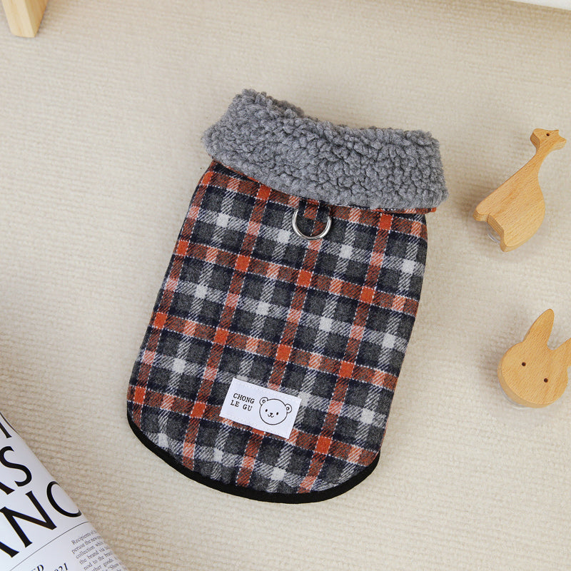 cozy winter dog coat, view 9 - MRSLM