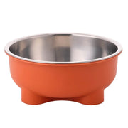 anti-slip stainless steel dog bowl, view 3 - MRSLM