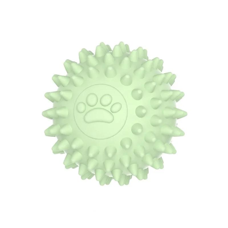 interactive rubber chew ball for dogs and cats, view 2 - MRSLM