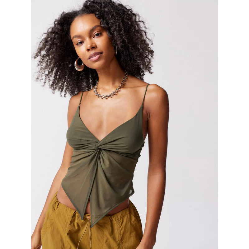 Mesh patchwork crop top, view 26 - MRSLM