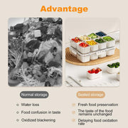 divided serving tray with lid and handle, view 4 - MRSLM