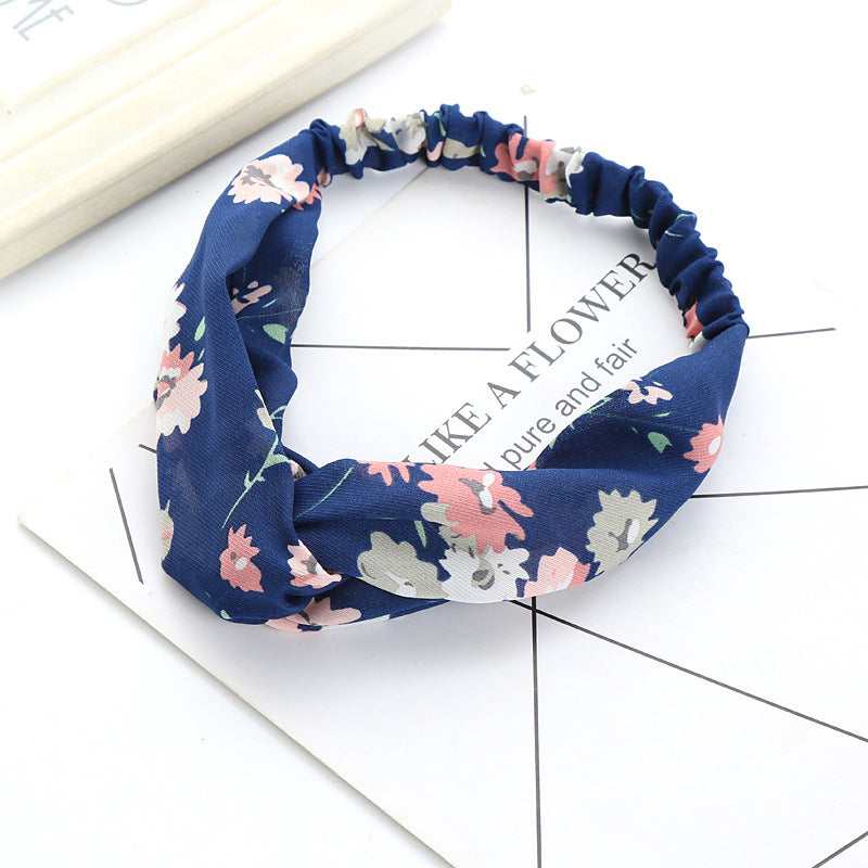 summer bohemian print headband, view 3 - MRSLM
