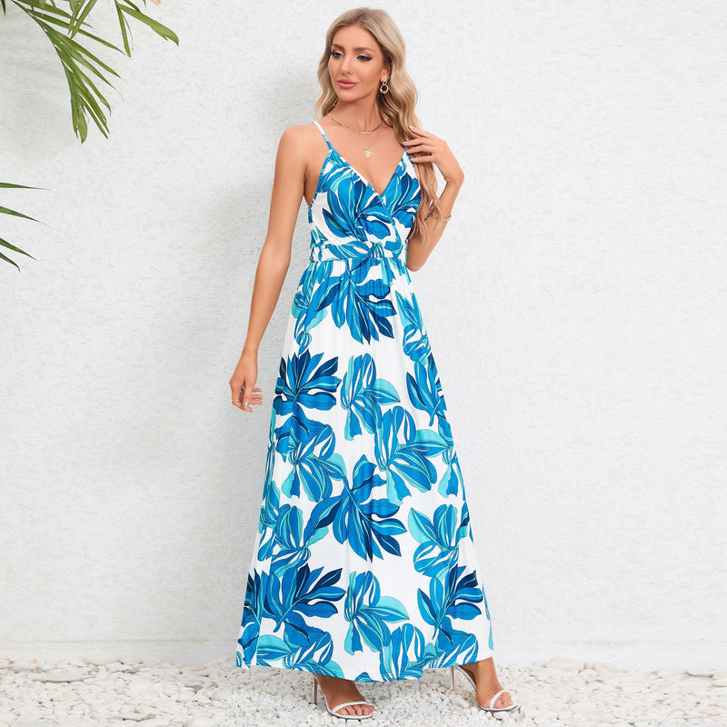 paisley long dress, view 28 - MRSLM