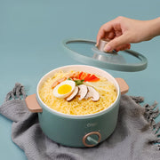 mini electric cooking pot with food steamer, view 7 - MRSLM