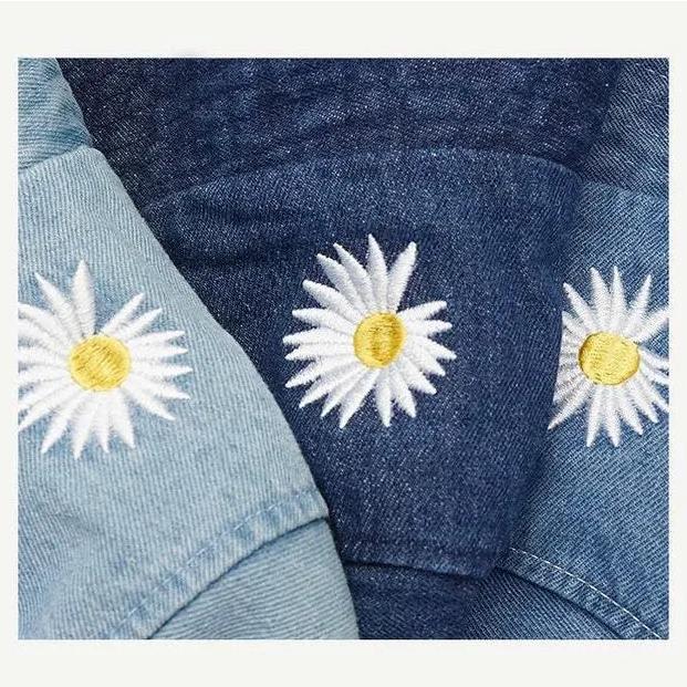 summer denim bucket hat, view 9 - MRSLM