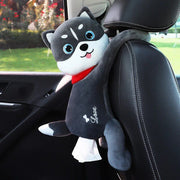 plush animal car tissue box holder, view 5 - MRSLM