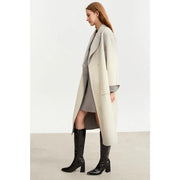 women's gradient wool coat, view 4 - MRSLM