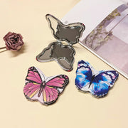 compact folding butterfly makeup mirror, view 7 - MRSLM
