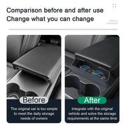 Tesla console storage organizer, view 7 - MRSLM