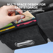 car sun visor organizer with tissue holder, view 5 - MRSLM