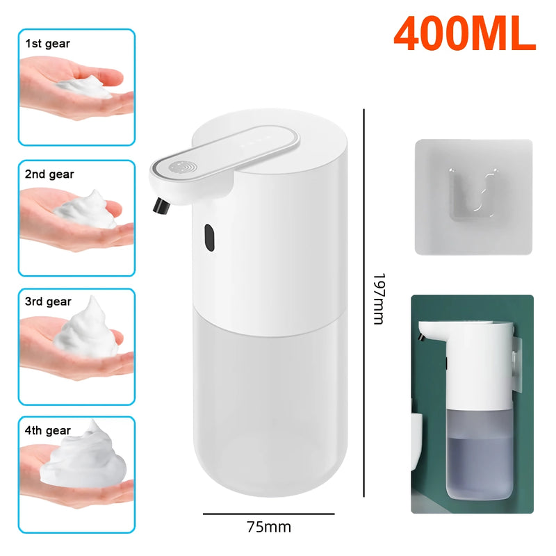 Touchless automatic foam soap dispenser, view 2 - MRSLM