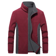 Men's sherpa fleece casual jacket, view 2 - MRSLM