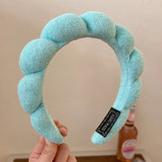 fluffy sponge headband, view 6 - MRSLM