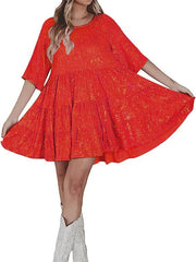 women's loose-fit sequin dress, view 14 - MRSLM