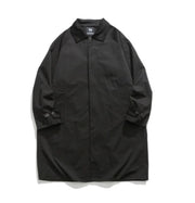retro workwear trench coat, view 4 - MRSLM